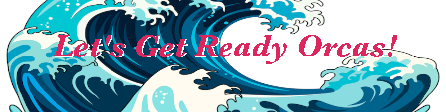 Let's Get Ready Orcas logo
